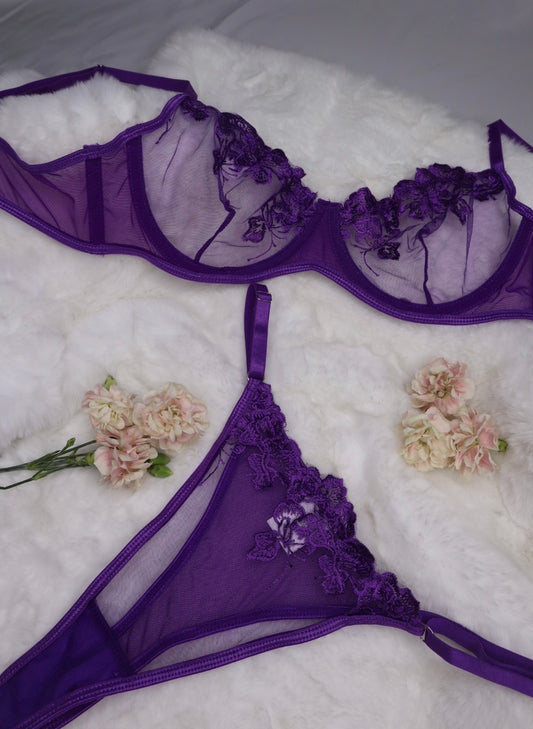 DreamFit, Intimates & Sleepwear, Womans Dreamfit Floral Bra Size 42dd  Lace Pink Purple Uplift Double D Euc B